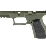 SHARPS GRIP FOR ECHELON ODG/BLK, green right-side view with black textured grip panels