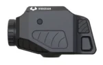 Viridian CTL, black right-side view with round front lens, textured controls and sculpted housing