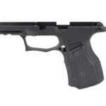 SHARPS GEN3 P365 X/XL BLK/BLK black grip module in left-side view with textured grip panels