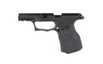 SHARPS GEN3 P365 X/XL BLK/BLK black grip module in left-side view with textured grip panels