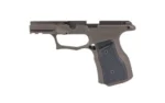 SHARPS GEN3 P365 X/XL BRZ/BLK, bronze frame side view with black textured grip panels