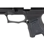 SHARPS GEN3 P365 black side-view grip module with black grip panels, trigger guard and rail