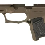SHARPS GEN3 P365 bronze side-view grip module with black grip panels, trigger guard and rail