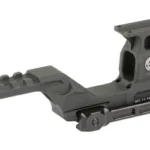 GBRS GROUP HYDRA V2 MNT TRJ MRO BLK, black angled side view with raised mount and rail