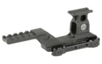 GBRS GROUP HYDRA V2 MNT TRJ MRO BLK, black angled side view with raised mount and rail