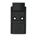 Calculated Kinetics CK WALTHER PDP 2.0 TO 509T DT PLATE black top view with two mounting holes
