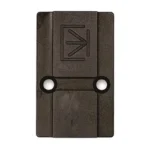 Calculated Kinetics CK CANIK TTI TO ACRO PLATE black top view with two mounting holes