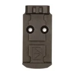 Calculated Kinetics CK PRODIGY/AOS TO ACRO DT PLATE black top view with two holes and raised end