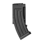 MAG DERYA TM22 22LR 10RD POLY, black curved magazine in angled side view