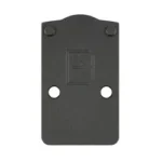 Calculated Kinetics CK P211 GTO/P320 R1 Pro to RMR plate, black top view with two mounting holes