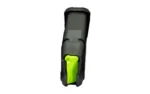 HEXMAG HEXID COLOR ID SYS GRN 4PK, bright green insert in black magazine base