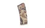 MAG HEXMAG HD S2 AR15 5.56 30RD DCP tan and brown camouflage angled side view