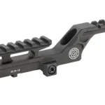 GBRS Group Hydra V2 mount, black angled side view with raised accessory rails