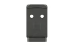 Calculated Kinetics CK Echelon to K/RMSC DT Plate, black top view with two round holes