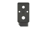 Calculated Kinetics CK S&W M&P 2.0 SRO/RMR HD DT Plate, black top view with mounting holes