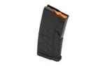 HEXMAG SHORTY AR15, black angled side view with hex pattern and orange follower