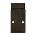 Calculated Kinetics CK FOR GLOCK G6 TO SRO/RMR HD DT PLT black top view with two holes and raised end