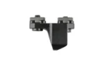 Die Free Co DFCO Quick Stop Black, front view with two mounting points and central stop