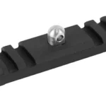 Kinetic Development Group, LLC KDG KINECT MLOK Harris Bipod Adapter, black top view with silver stud