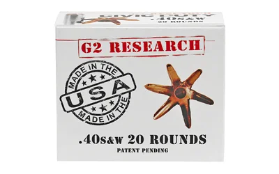 G2 Research Inc. CIVIC DUTY .40 S&W CALIBER AMMO