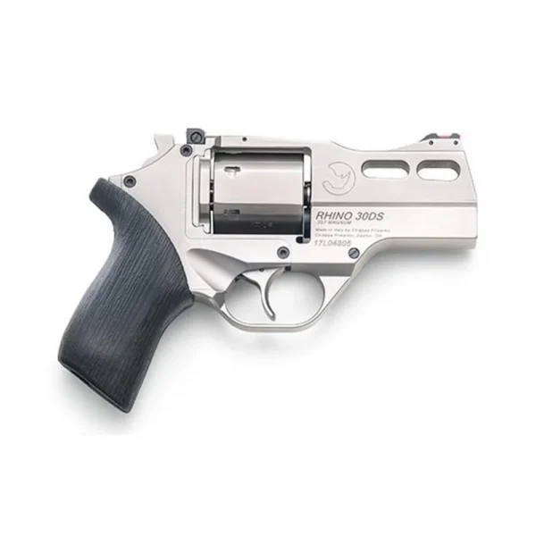 Chiappa Firearms USA Ltd Rhino Revolver 30DS .357 Mag Chrome with 3 moon clips 6 rounds