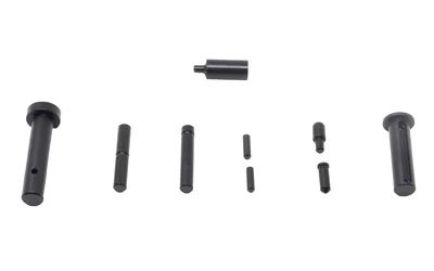 primary-19330 KNS TURNED DETENT LOWER PARTS KIT black pins and small parts arranged in rows