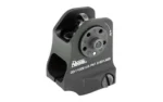 Daniel Defense DD A1.5 fixed rear sight, black, angled side view with adjustment dial