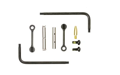 primary-19351 KNS NON-ROT TRG/HMR PIN.154 G2 MOD2 black and silver pin set with two hex keys and screws