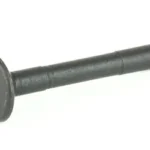 KNS AR15 FIRING PIN RETAINING PIN dark gray pin, angled view with round head and split tip