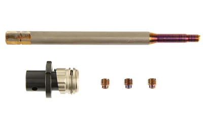 primary-19354 KNS DISCARDER GAS ADJUST FOR SCAR, tan rod, black fitting and three small adjustment pieces