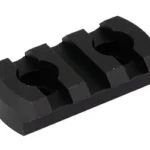 Kinetic Development Group KDG M-LOK 3 Slot Pic Rail, black, angled top view