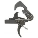 ALG Quality Mil-Spec Trigger, dark gray side view with hammer, trigger and springs