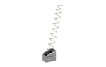 SHIELD MAG EXT +5/4 FOR GLK17/22 GRY gray extension with long metal spring, front view