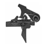 GEISSELE SUPER DYNAMIC COMBAT SD-C black trigger assembly, side view with flat trigger