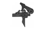 GEISSELE SUPER DYNAMIC COMBAT SD-C black trigger assembly, side view with flat trigger