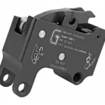 Geissele Super Sabra for IWI Tavor, black angled side view with engraved markings
