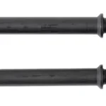 KNS ENHANCED AK TRIGGER/HAMMER PINS two black pins shown horizontally, side view