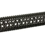 SPIKE'S LW BAR2 RAIL, black angled view with top rail and ventilated sides