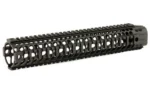 SPIKE'S LW BAR2 RAIL, black angled view with top rail and ventilated sides