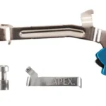 Apex Poly AEK for Glock Gen 3/4 blue trigger with silver trigger bar and small components
