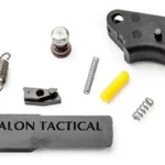 Apex Polymer Trigger Kit M&P M2.0, black curved trigger with metal pins and small springs