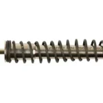 KYNSHOT HYD GDE ROD silver guide rod assembly with black recoil spring, side view