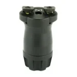 SAMSON M-LOK vertical grip, short black grip in upright front view with mounting hardware