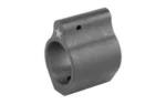 Bravo Company BCM LOW PROFILE GAS BLOCK(.750 BBL), black angled view with round bore and star mark