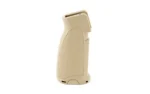 Bravo Company BCM GUNFIGHTER GRIP MOD 0 FDE right side view with textured panels