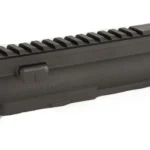 SPIKE'S M4 UPPER FORGED FT MULTICAL, black upper receiver in left-front view with top rail