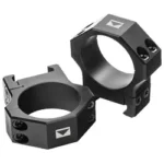 Steiner H Series Lightweight Ring 30mm Low, pair of black rings in angled views