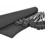 Gun Storage Solutions GSS RIFLE ROD/FABRIC KT, rolled black fabric and multiple rods