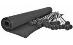 Gun Storage Solutions GSS RIFLE ROD/FABRIC KT, rolled black fabric and multiple rods