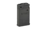 Tippmann M4-22 10 Rnd black short magazine, front-left view with compact straight body